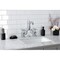 Kingston Brass Bridge Bathroom Faucet with Brass Pop-Up, Polished Chrome KS7971TX - alternate 2